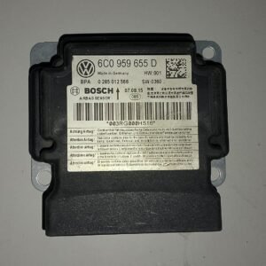 Calculateur d'airbag Bosch 0 285 012 566 (VAG 6C0 959 655 D)